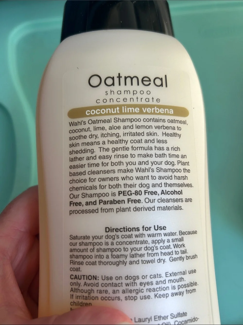 NWT Wahl Oatmeal shampoo, concentrate pet friendly formula